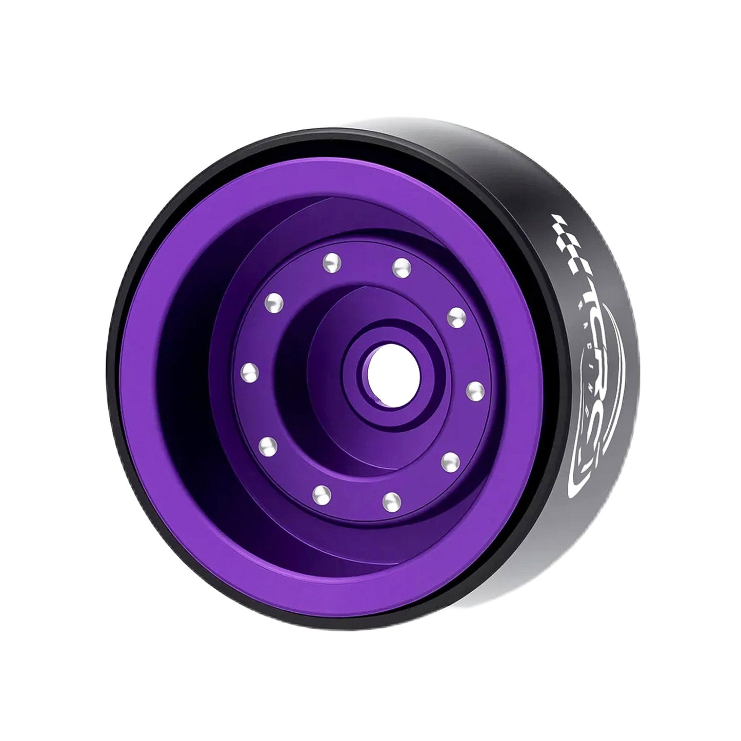 TCRC Deep Dish Aluminum 0.7inch Beadlock Wheels Hubs for 1/30 Axial SCX30 1/32 Redcat Ascent-32
