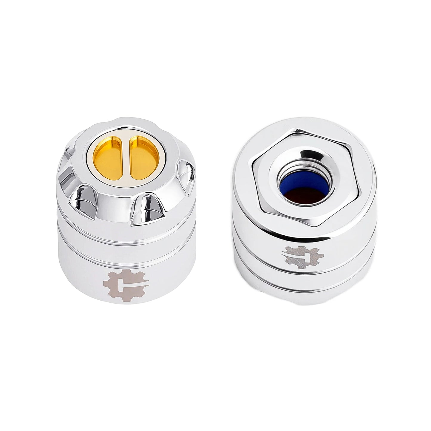 TCRC 4PCS Aluminum M4 Nut Wheel Rim Center Cap Manual Locking Hubs
