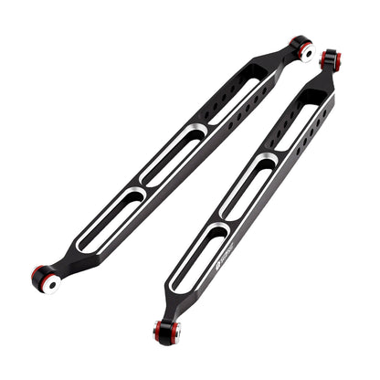 TCRC 2PCS Splash Anodizing Aluminum Rear Lower Suspension Linkage Trailing Arm Tie Rod for Axial 1/8 AXP8 Gilamon Trail Buggy