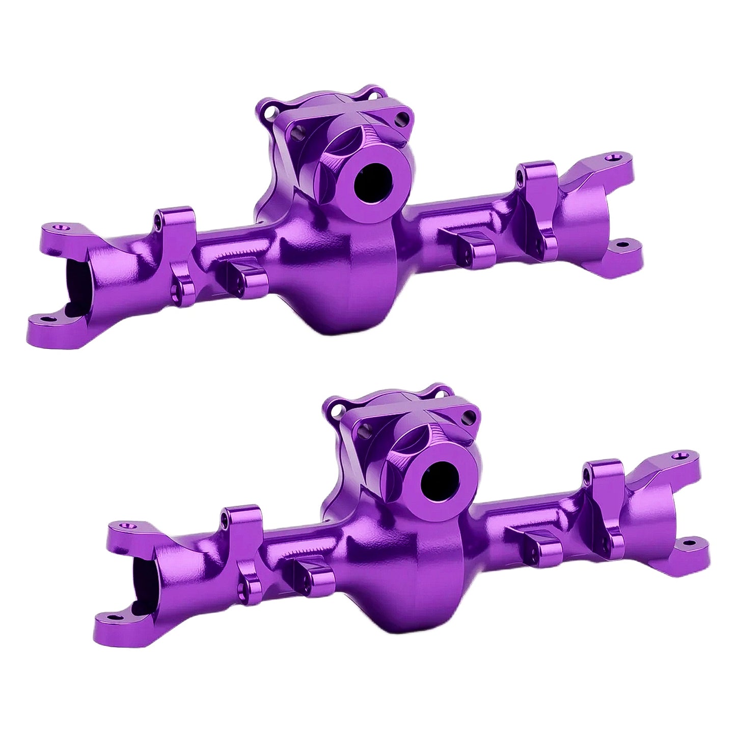 TCRC 2PCS Aluminum Front Axle Housings with Diff Covers Set for Axial AX24 XC-1 1/24 RC Crawler Upgrade Parts