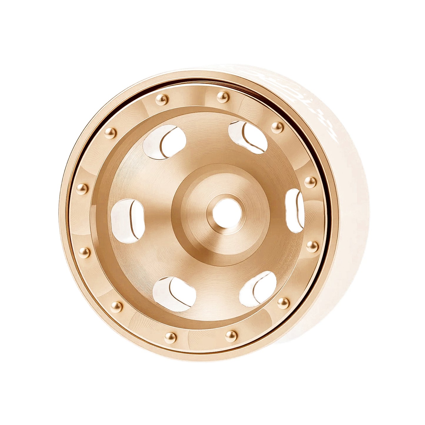 TCRC Deep Dish Brass 0.7inch Beadlock Wheels Hubs for 1/30 Axial SCX30