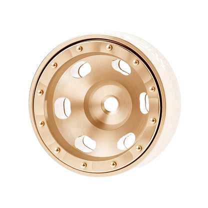 TCRC Deep Dish Brass 0.7inch Beadlock Wheels Hubs for 1/30 Axial SCX30