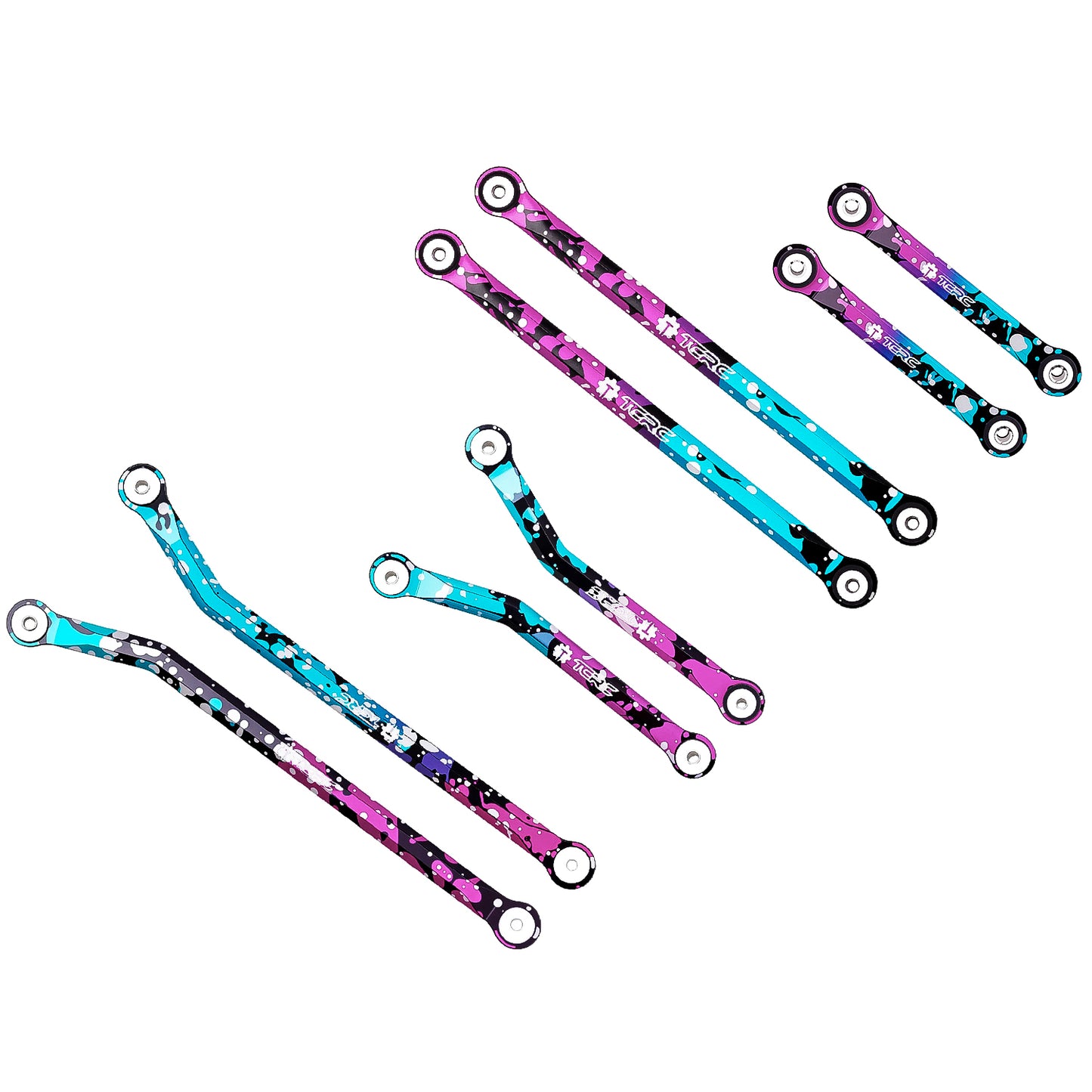 TCRC High Clearance Chassis Links Set for Axial SCX24 Lexus GX 470 1/24 RC Crawler Car
