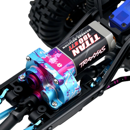 TCRC Splash Anodizing Aluminum Gearbox Housing Transmission Case for 1/18 TRX4M Defender Bronco F-150