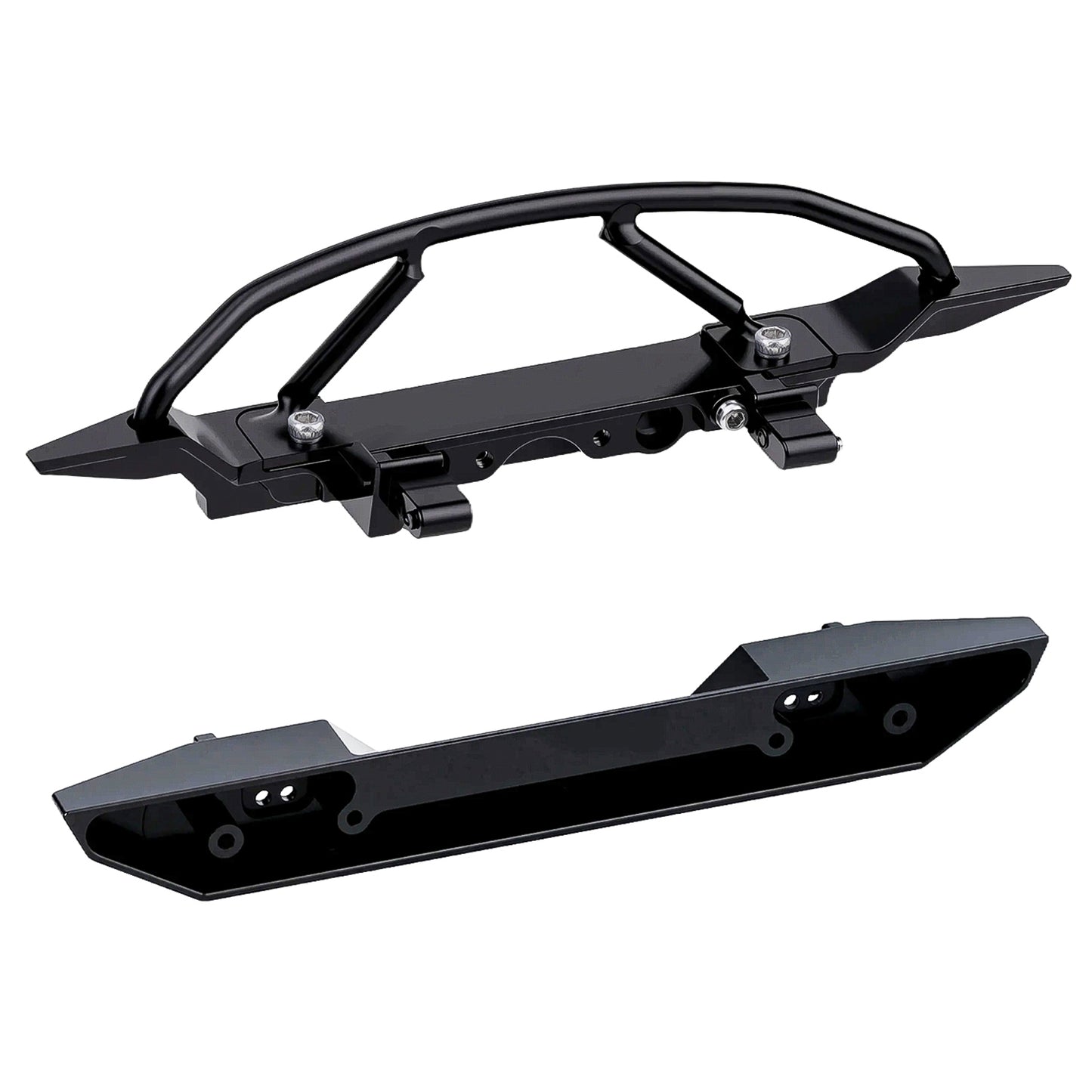 TCRC Aluminum Front and Rear Bumpers set for 1/24 RC Axial SCX24 Jeep JT Gladiator