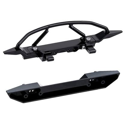 TCRC Aluminum Front and Rear Bumpers set for 1/24 RC Axial SCX24 Jeep JT Gladiator