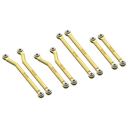 TCRC Brass High Clearance Chassis Links Set for 1/18 TRX4M Defender Bronco