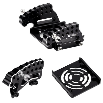 TCRC 4PCS Aluminum Adjustable Shock Mount Front Rear Suspension Bracket Shock Absorber Holder for HPI Venture18