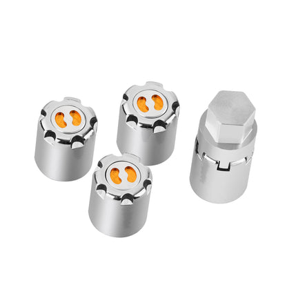 TCRC Aluminum M2 Wheels Center Caps Lock Nuts
