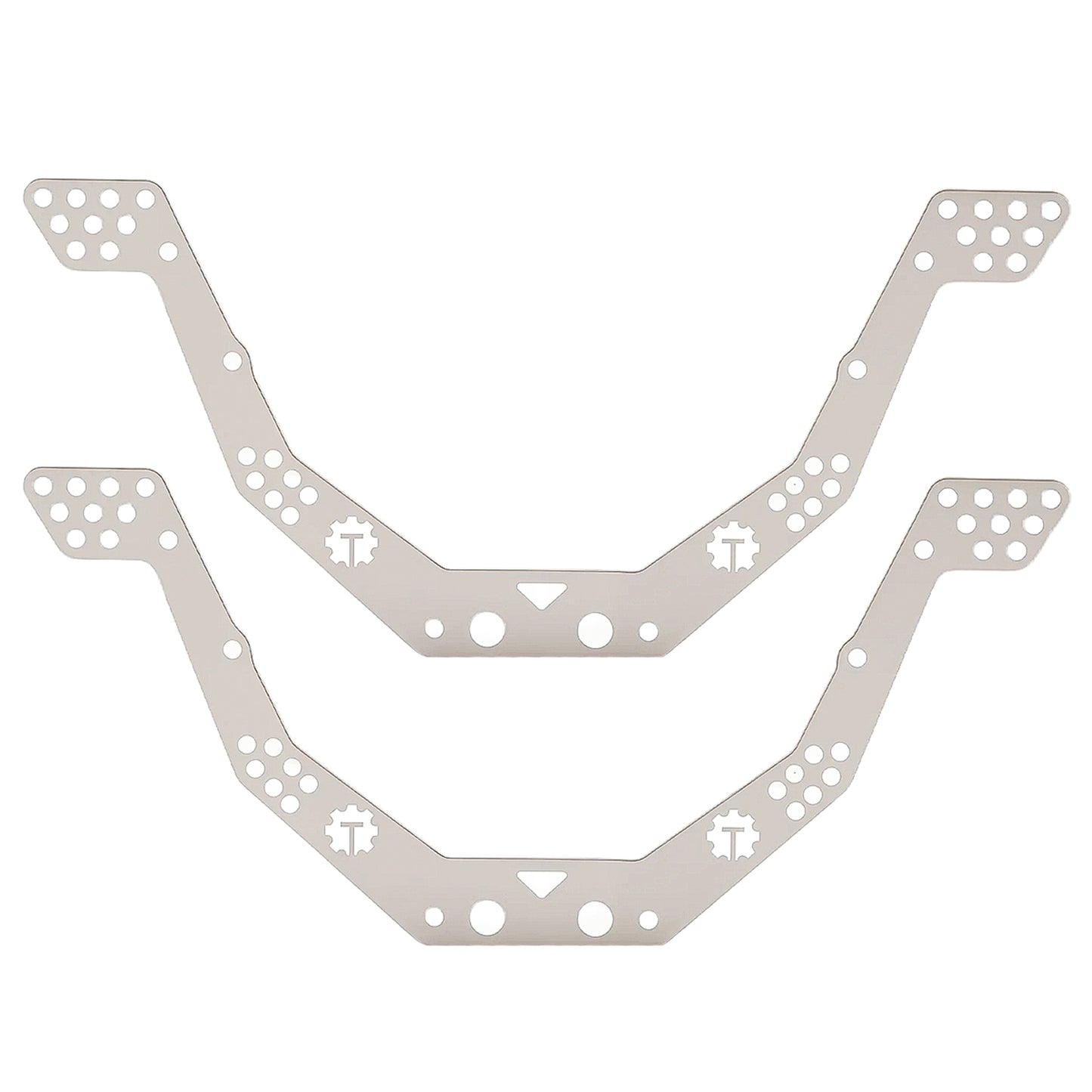 TCRC GR5 Titanium Chassis Kit Frame Rail with Multiple shock mounting locations for 1/24 AX24 XC-1