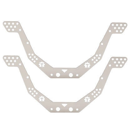 TCRC GR5 Titanium Chassis Kit Frame Rail with Multiple shock mounting locations for 1/24 AX24 XC-1