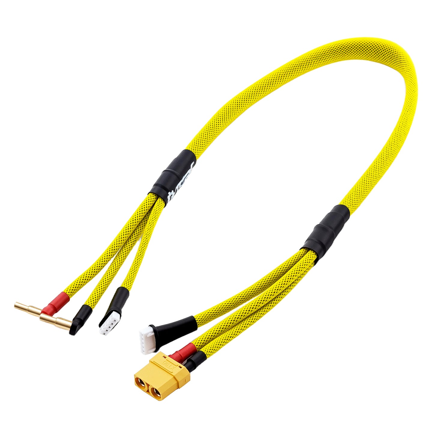 TCRC 600mm 4S XT90 Charging Plug / 5-Pin XH Balance Connectors with 4mm/5mm Bullet Battery Connector