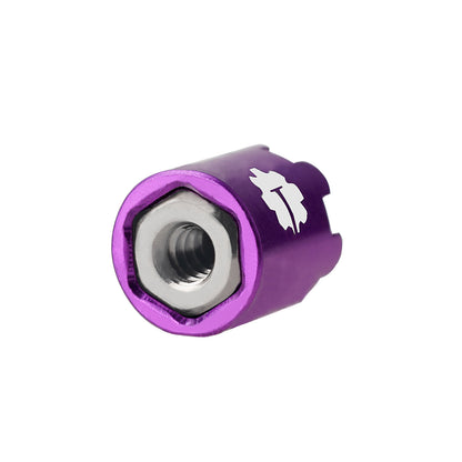 TCRC 4PCS Aluminum M2.5 Wheels Center Caps Lock Nuts