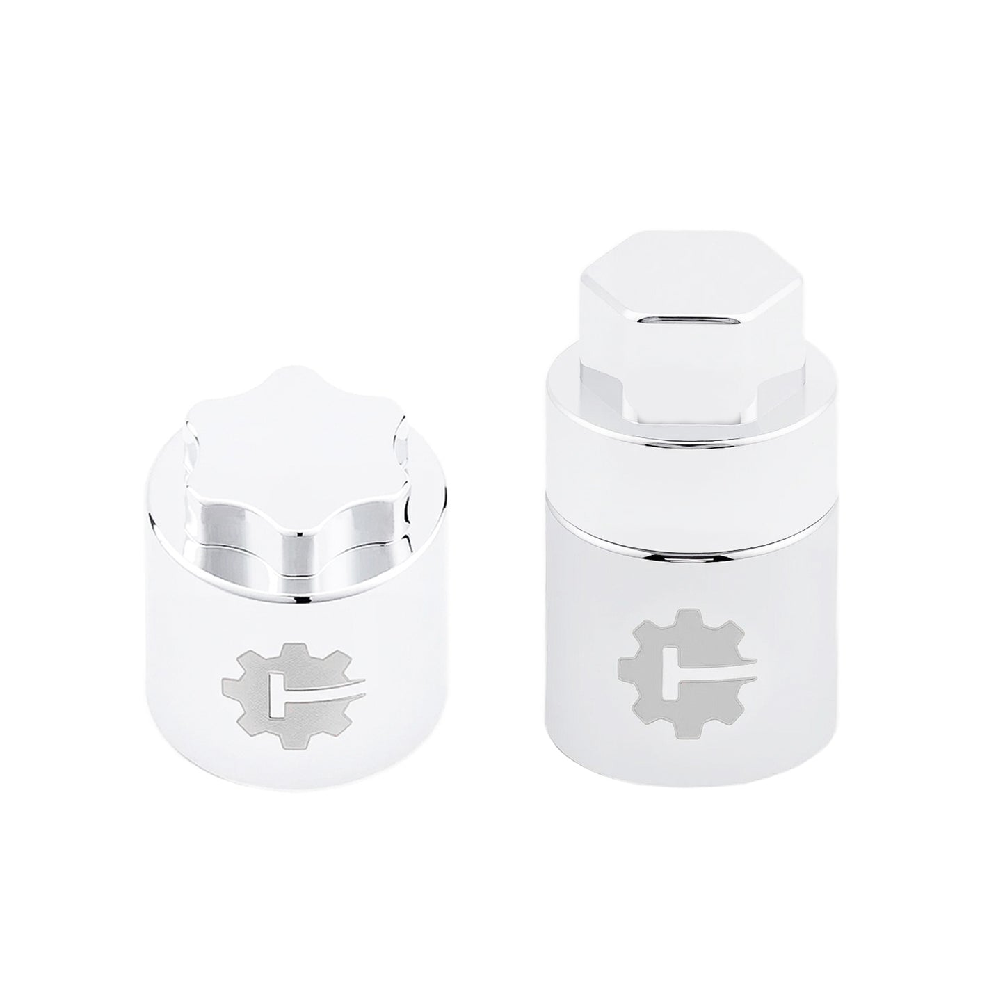 TCRC 4PCS Aluminum M4 Nut Wheel Rim Center Cap Manual Locking Hubs