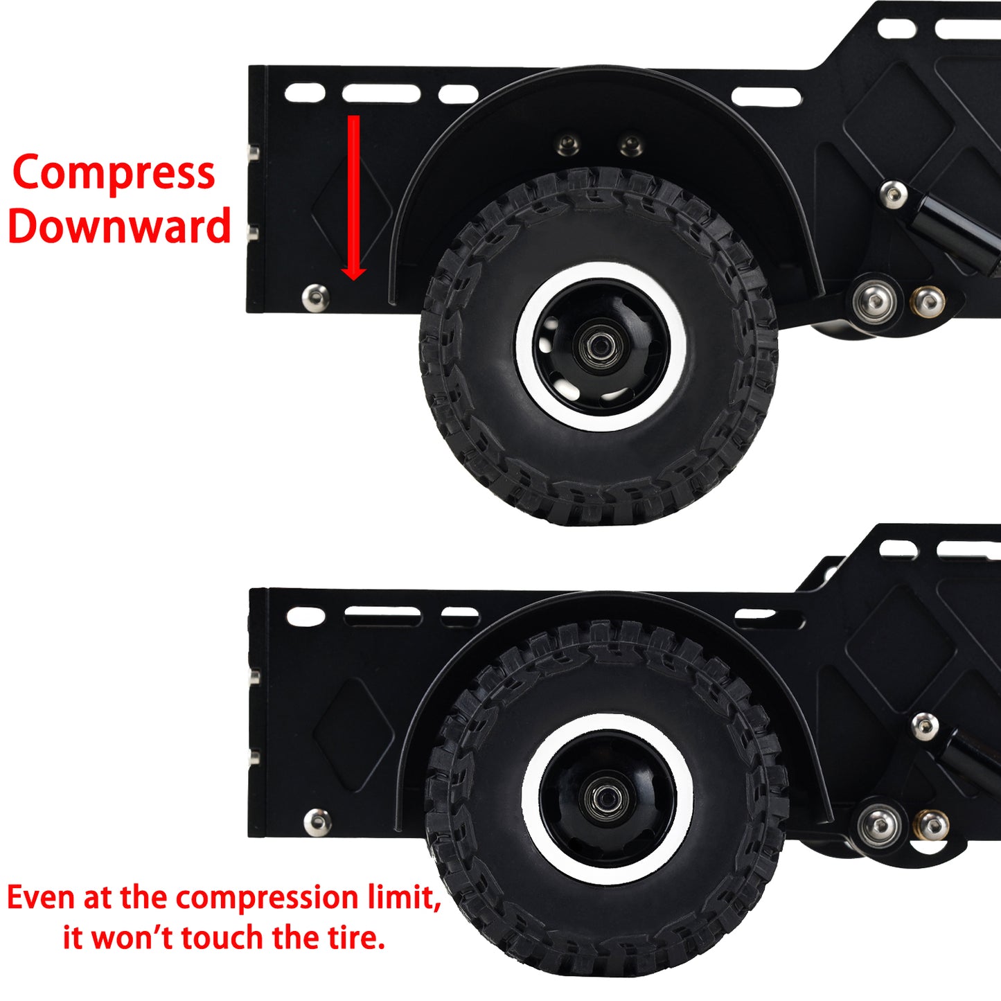 TCRC Heavy Duty RC Mini Box Trailer For 1/16 1/18 1/24 RC Crawler Car