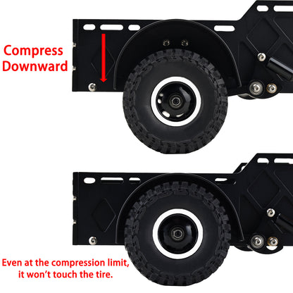 TCRC Heavy Duty RC Mini Box Trailer For 1/16 1/18 1/24 RC Crawler Car