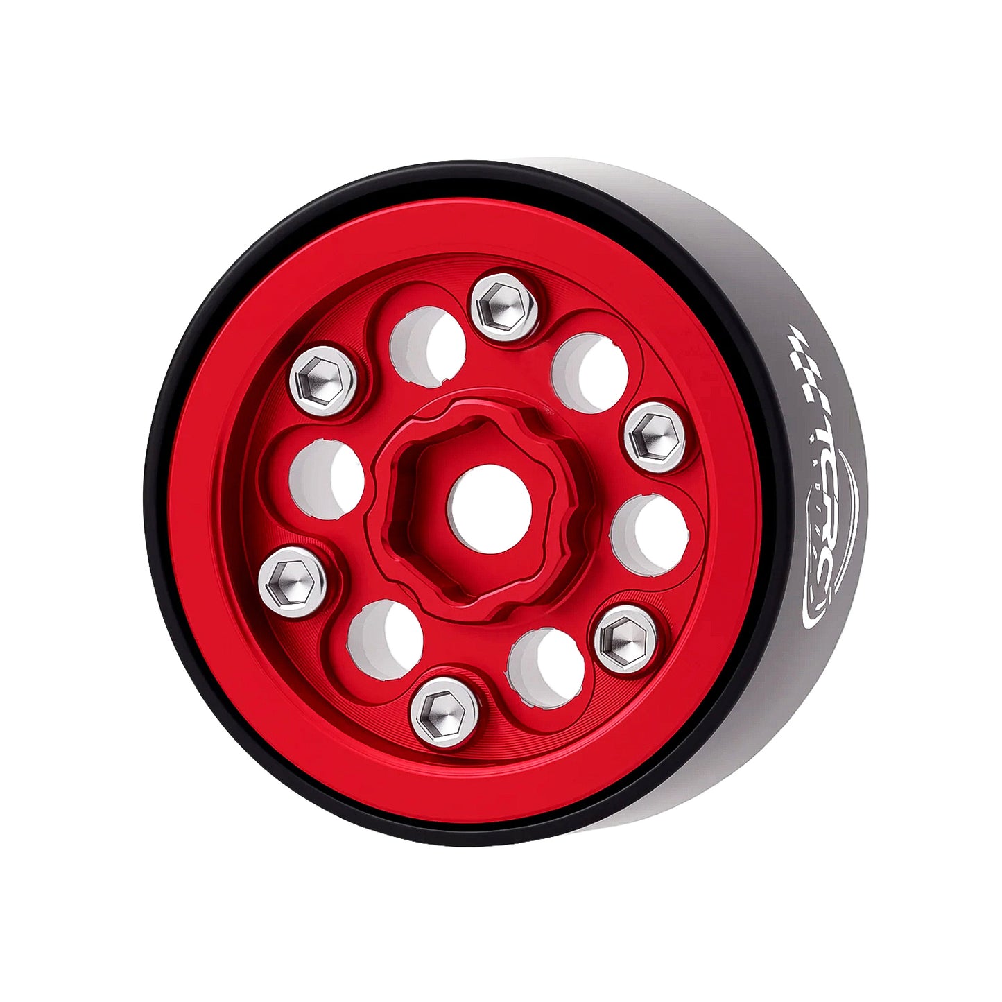 TCRC Deep Dish Aluminum 0.7” Beadlock Wheels Hubs for 1/30 Axial SCX30 1/32 Redcat Ascent-32