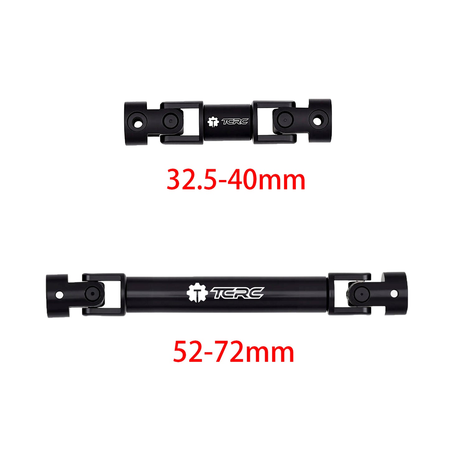 TCRC 2PCS Hard Alloy Steel 4140 Chromoly Drive Shafts For 1/24 Axial SCX24 Lexus GX 470