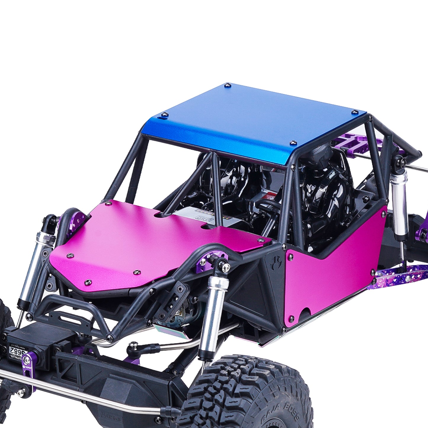TCRC Aluminum RC Body Guard Armor Protective Shell Plate Set for Axial 1/8 AXP8 Gilamon Trail Buggy