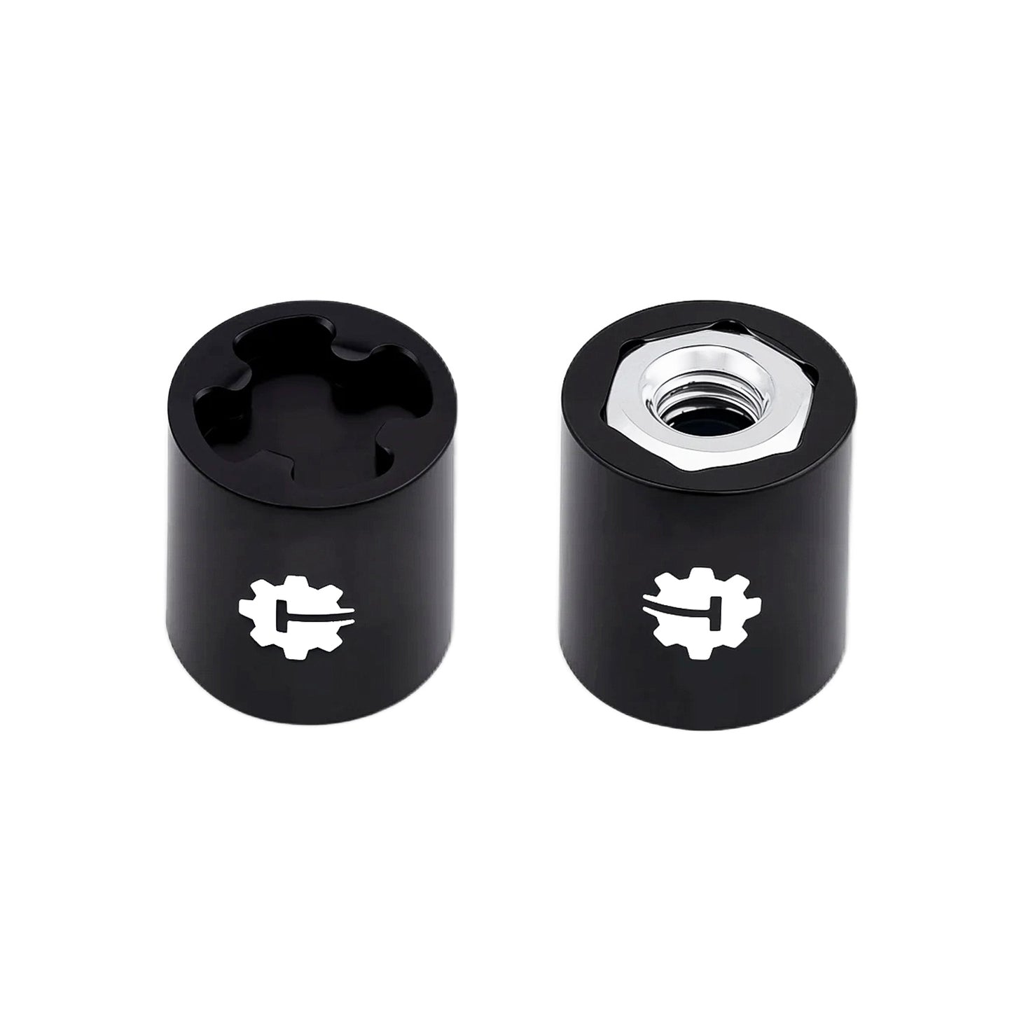 TCRC 4PCS Aluminum M4 Nut Wheel Rim Center Cap Manual Locking Hubs