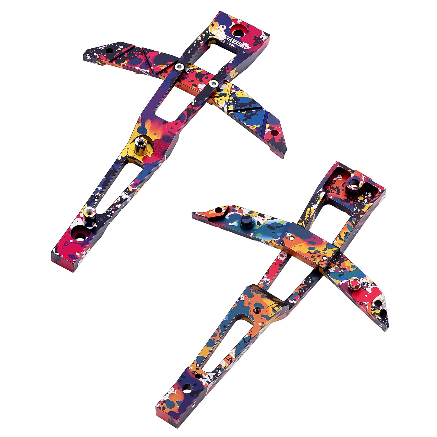 TCRC Splash Anodizing Aluminum Front Chassis Brace for 1/8 Traxxas Maxx Slash