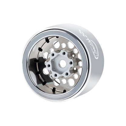 TCRC 4PCS Aluminum Deep Dish 1.0Inch Beadlock Wheels Hubs