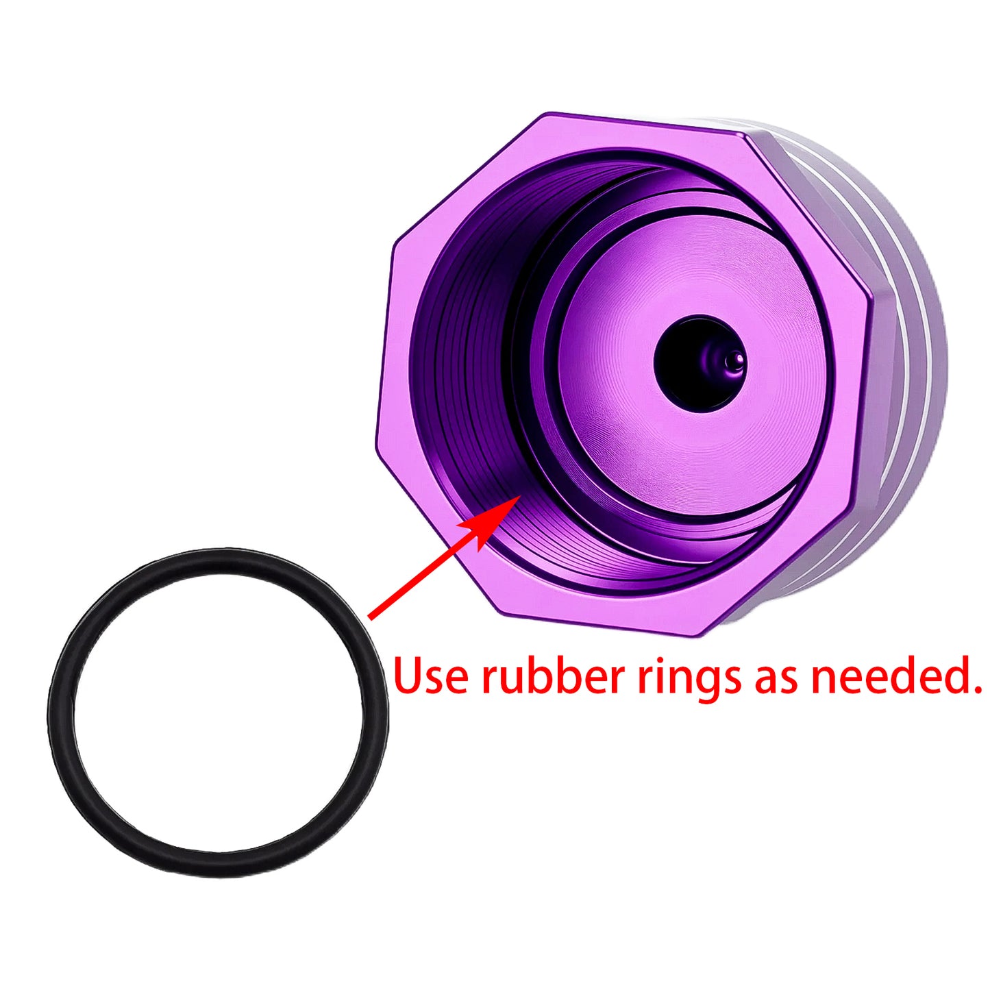 TCRC 4PCS Aluminum Shock Caps for 1/8 Traxxas Maxx Slash