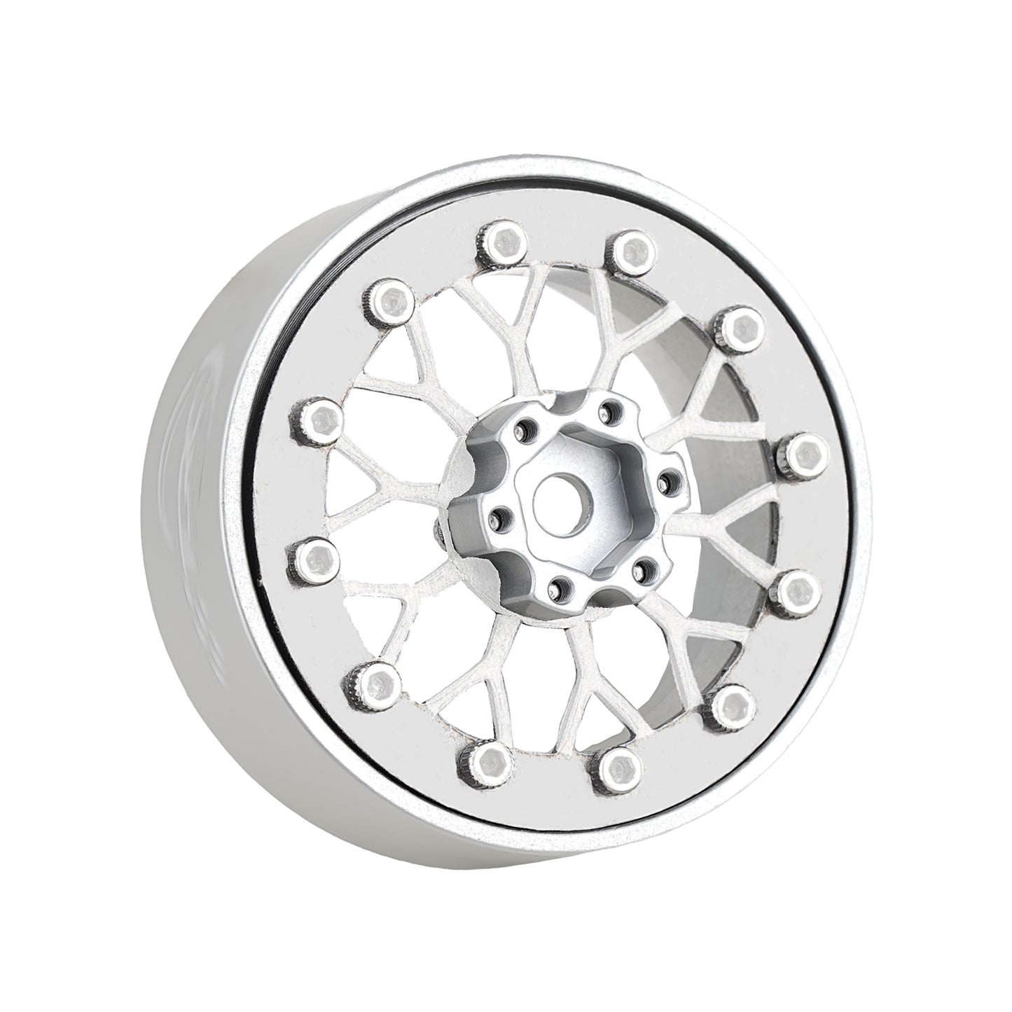 TCRC 4PCS Grade 5 Titanium Wheel Face Aluminum 1.3 Inch Wheels Hubs