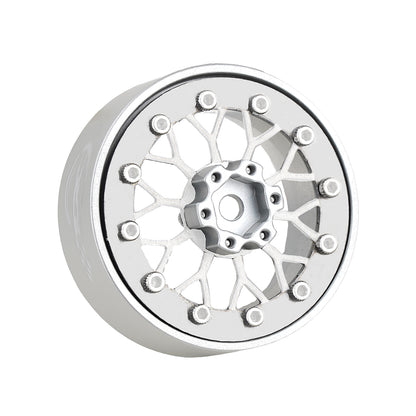 TCRC 4PCS Grade 5 Titanium Wheel Face Aluminum 1.3 Inch Wheels Hubs