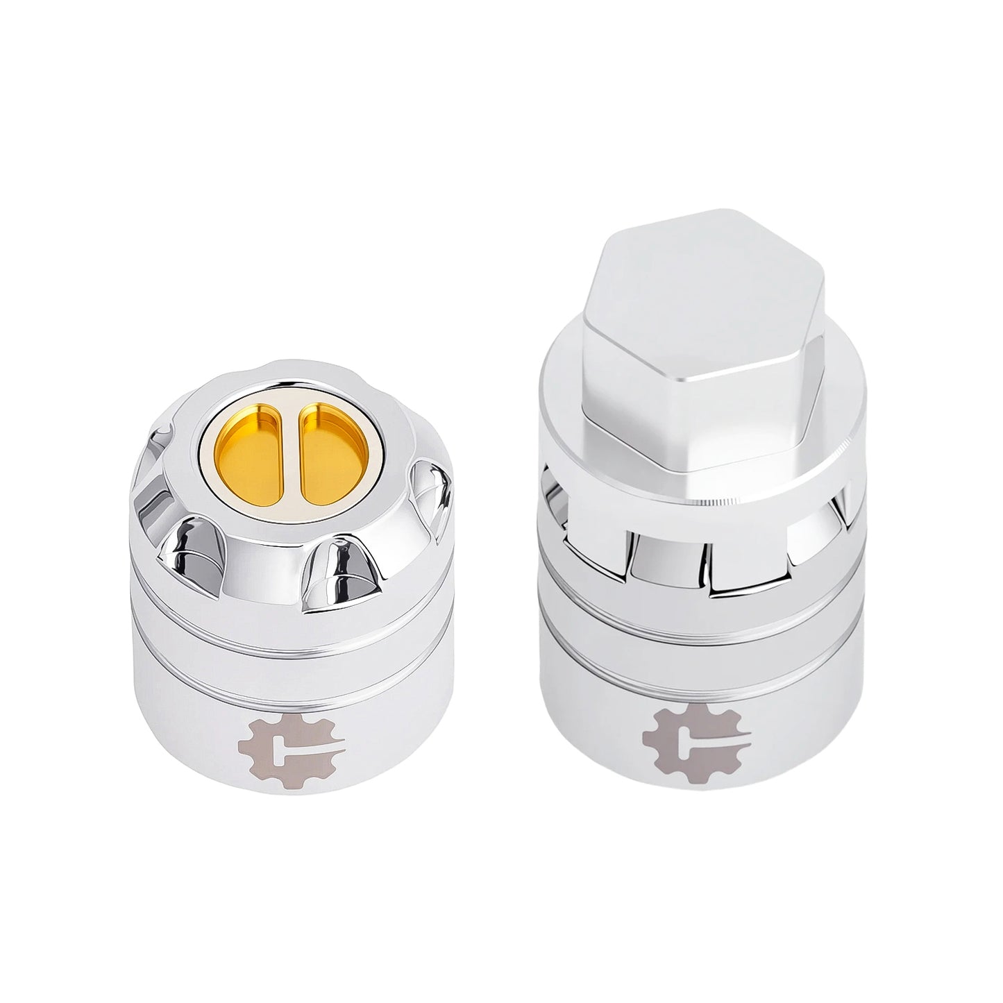 TCRC 4PCS Aluminum M4 Nut Wheel Rim Center Cap Manual Locking Hubs
