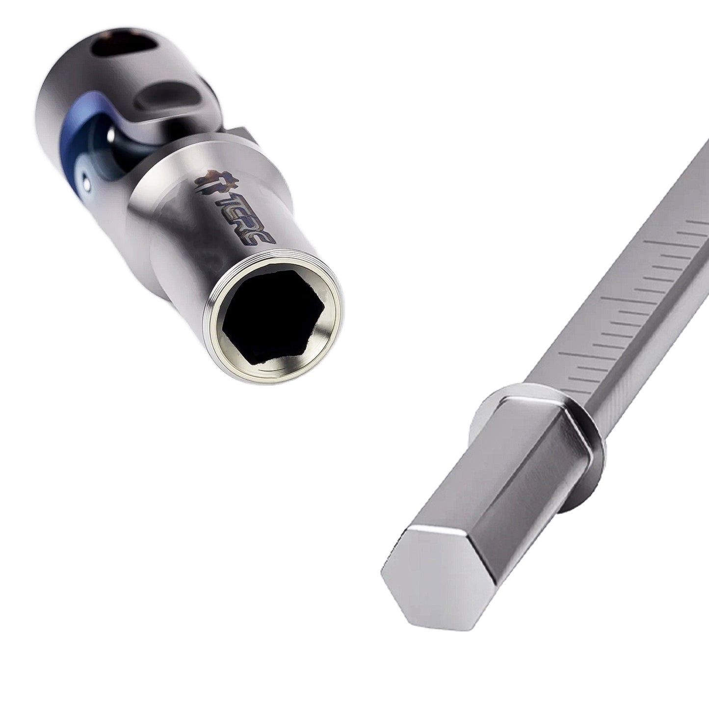 TCRC 114mm GR5 Titanium Cut-to-Length Drive Shaft with D Shaped Hole for HPI Venture18 Upgrade