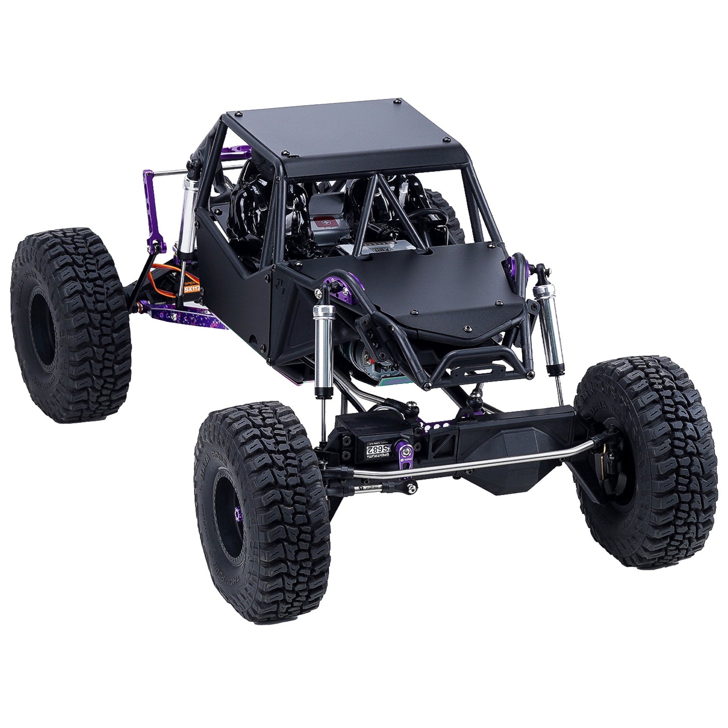 TCRC Aluminum RC Body Guard Armor Protective Shell Plate Set for Axial 1/8 AXP8 Gilamon Trail Buggy