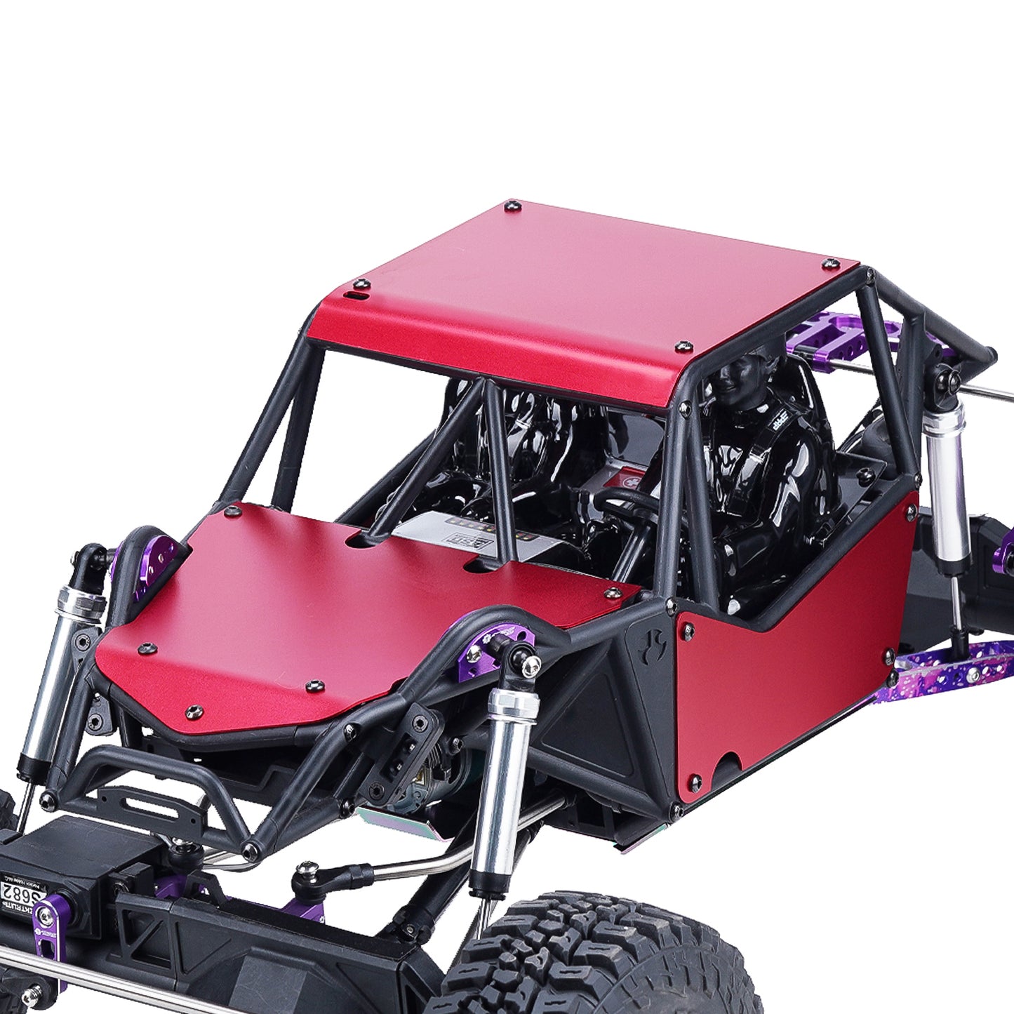 TCRC Aluminum RC Body Guard Armor Protective Shell Plate Set for Axial 1/8 AXP8 Gilamon Trail Buggy