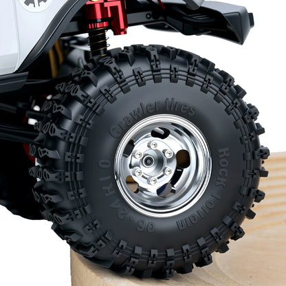 TCRC 4PCS Aluminum Deep Dish 1.0 Inch Beadlock Wheels Hubs