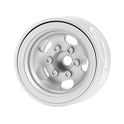TCRC 4PCS Aluminum Deep Dish 1.0 Inch Beadlock Wheels Hubs