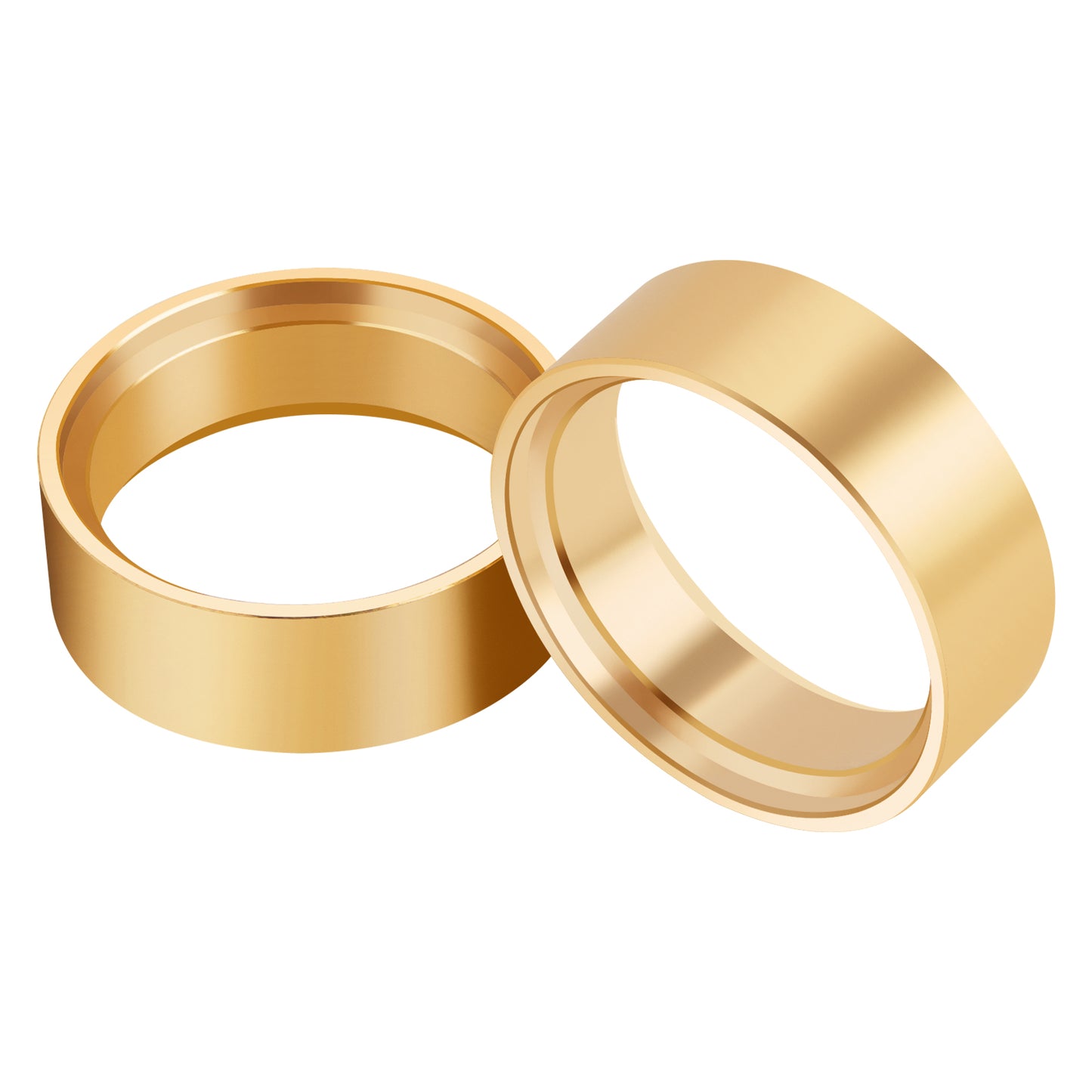 TCRC 4PCS Brass Internal Beadlock Ring Clamp Ring Fit Narrow RC 1.0inch Wheel Hubs