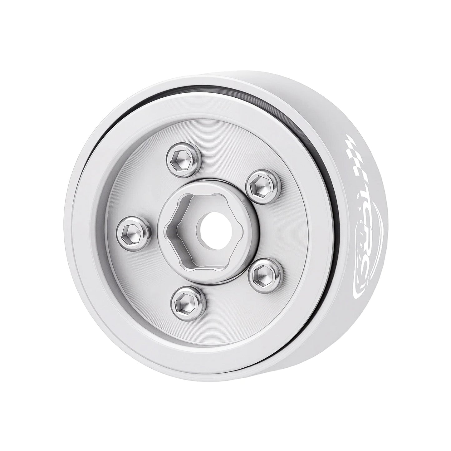 TCRC Deep Dish Aluminum 0.7inch Beadlock Wheels Hubs for 1/30 Axial SCX30 1/32 Redcat Ascent-32