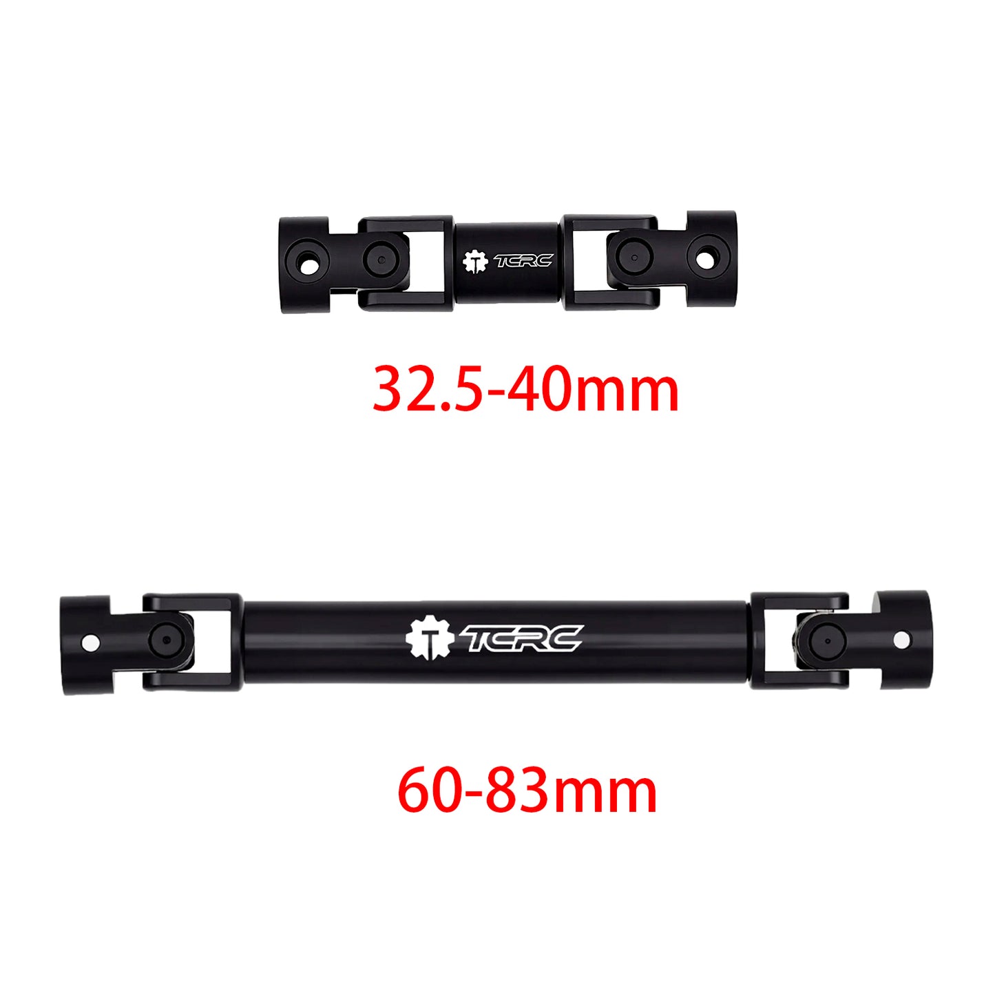 TCRC 2PCS Hard Alloy Steel 4140 Chromoly Drive Shafts For 1/24 Axial SCX24 Deadbolt AXI90081 GX470