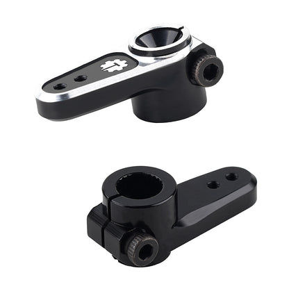 TCRC 7075 Aluminum 25T Micro Servo Horn with M1.4 Threaded Holes for REEFS RC 99 Micro Servo 1/24 Axial SCX24 AX24
