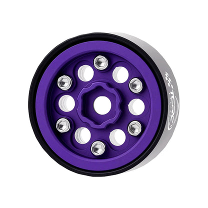 TCRC Deep Dish Aluminum 0.7” Beadlock Wheels Hubs for 1/30 Axial SCX30 1/32 Redcat Ascent-32