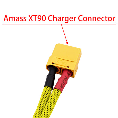 TCRC 600mm 4S XT90 Charging Plug / 5-Pin XH Balance Connectors with 4mm/5mm Bullet Battery Connector
