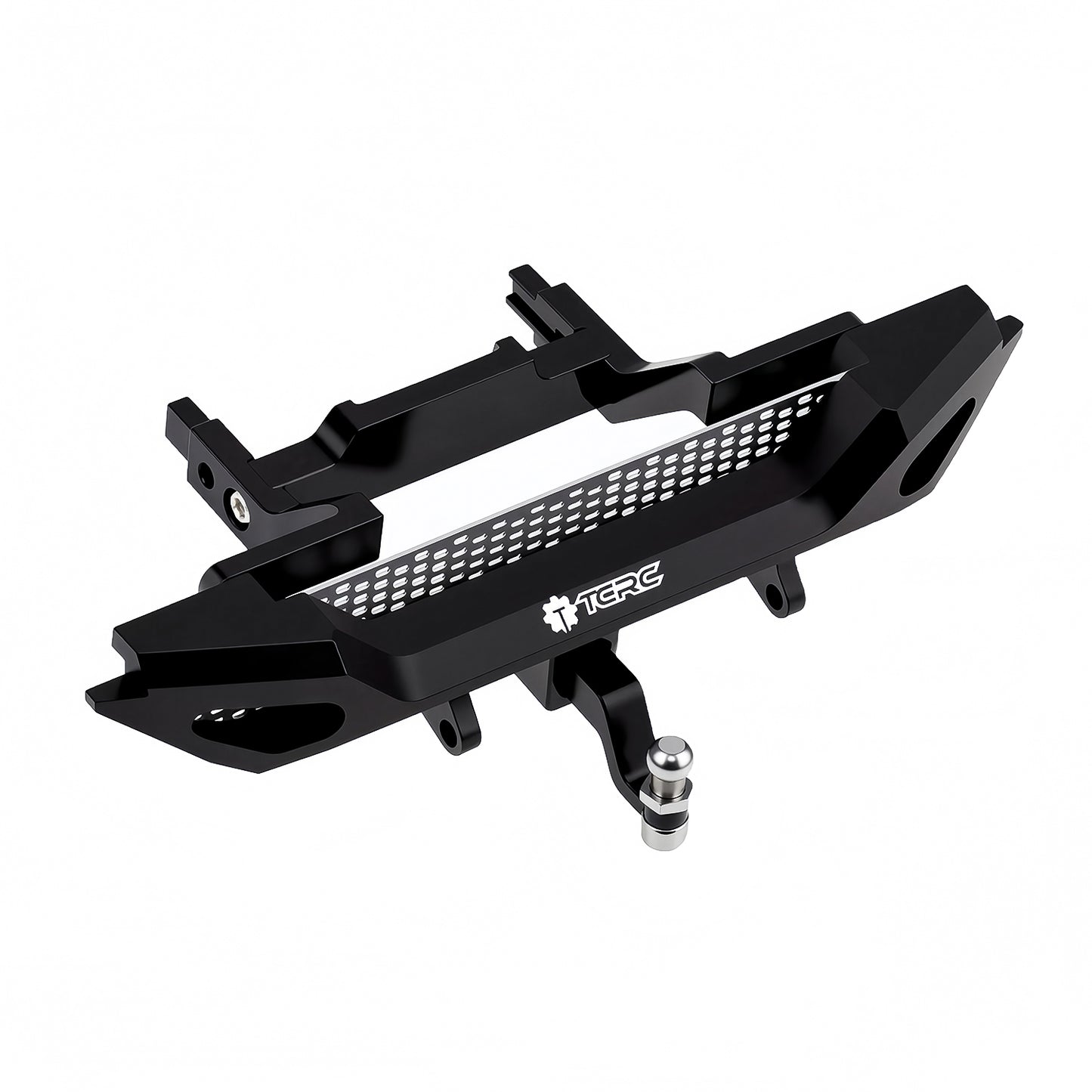 TCRC Metal Rear Bumper with Trailer Hitch for 1/18 TRX4M Defender