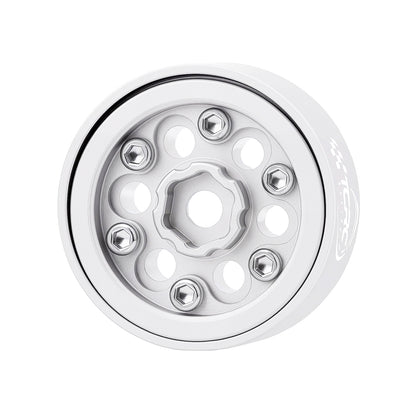 TCRC Deep Dish Aluminum 0.7” Beadlock Wheels Hubs for 1/30 Axial SCX30 1/32 Redcat Ascent-32