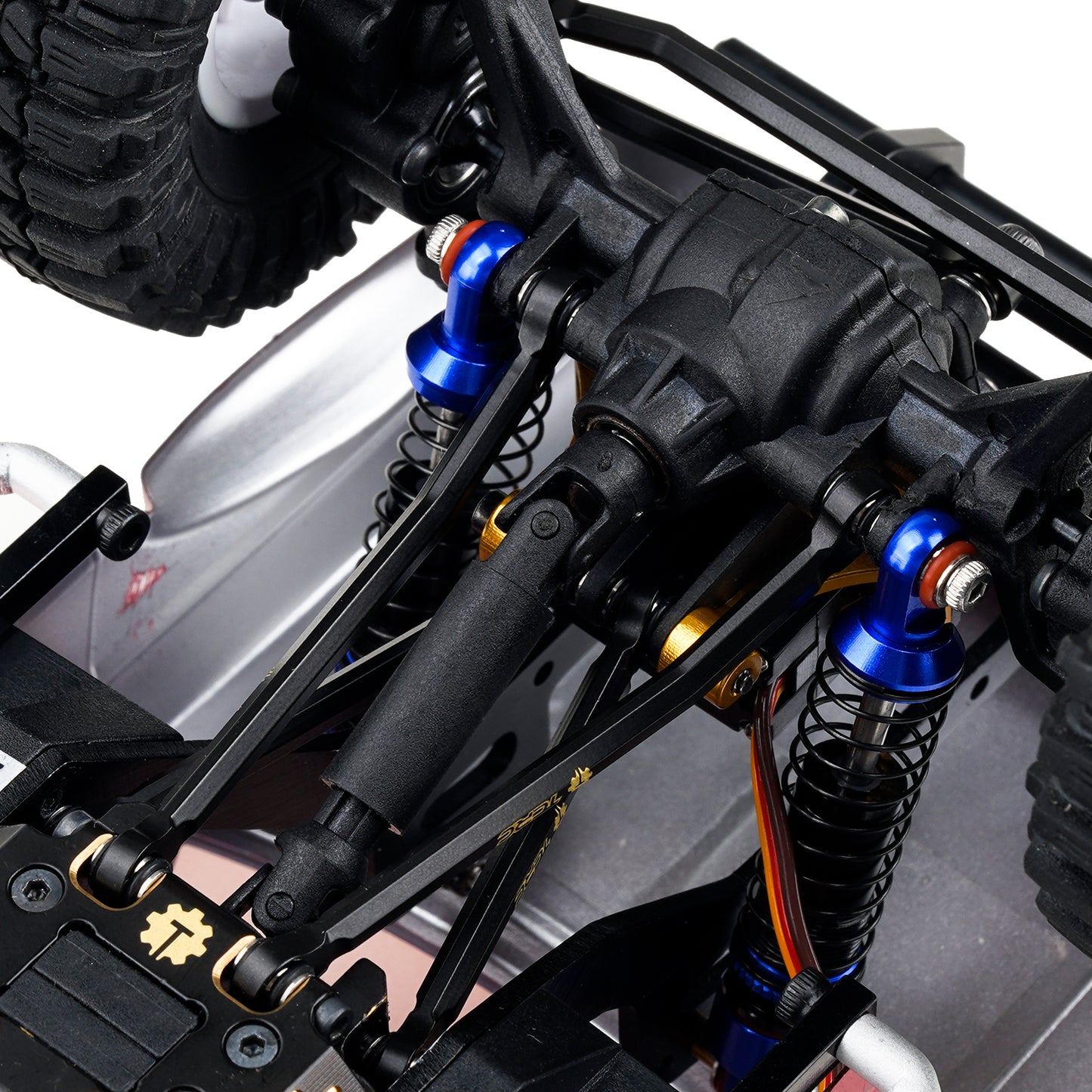 TCRC Brass High Clearance Chassis Links set for Redcat Ascent-18