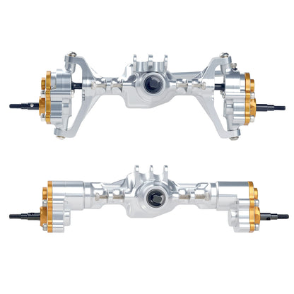 TCRC Aluminum +4mm Extended Front Rear Portal Axles Set Assembly for Redcat Ascent-18