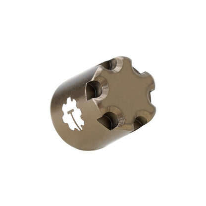 TCRC 4PCS Aluminum M2.5 Wheels Center Caps Lock Nuts