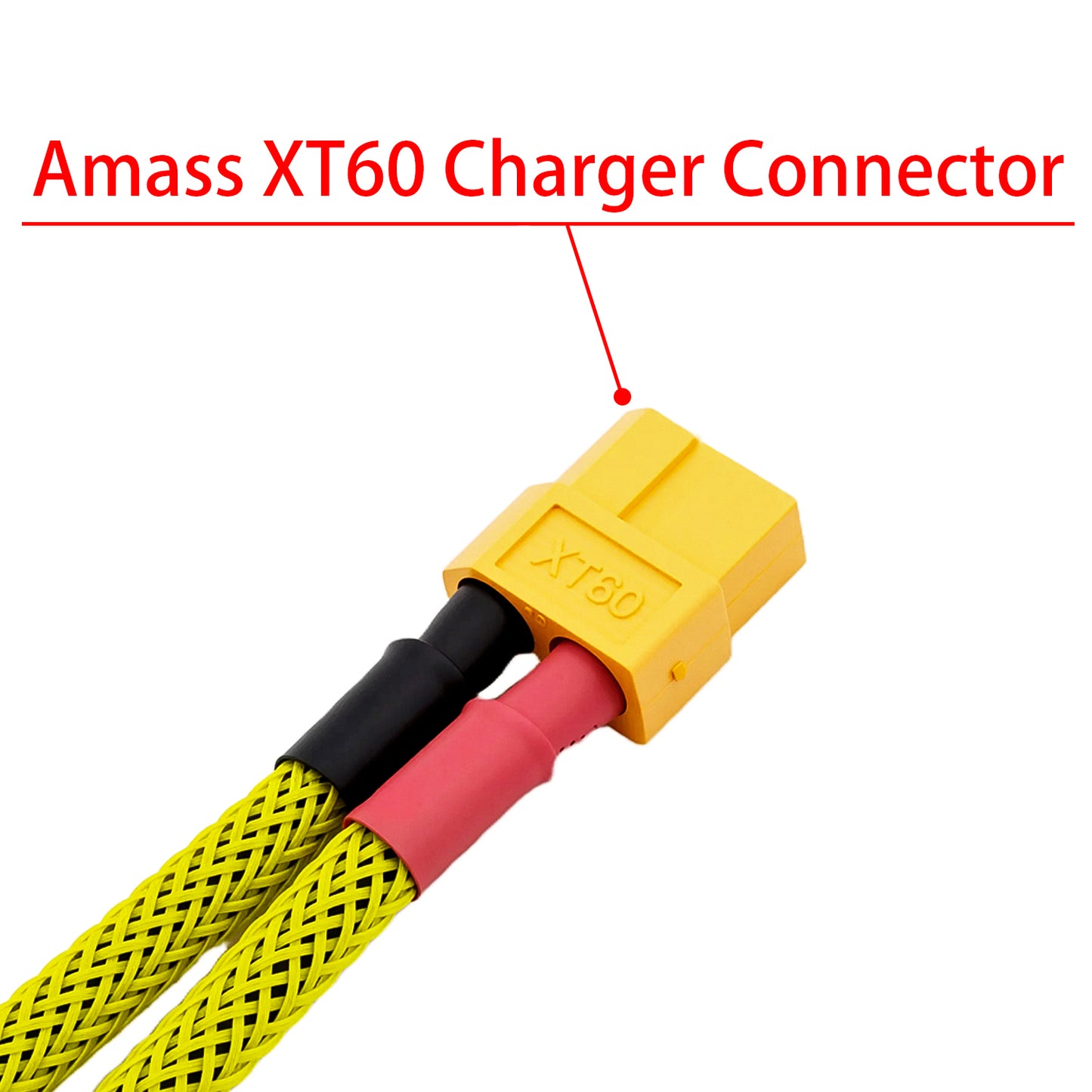 TCRC 600mm 4S XT60 Charging Plug / 5-Pin XH Balance Connectors with 4mm/5mm Bullet Battery Connector