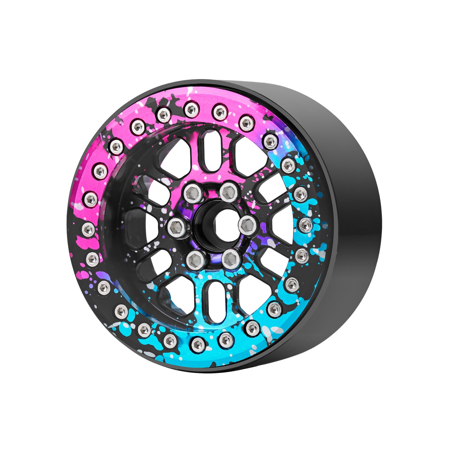 TCRC Splash Anodizing Aluminum 2.2 Inch Beadlock Wheel Hubs