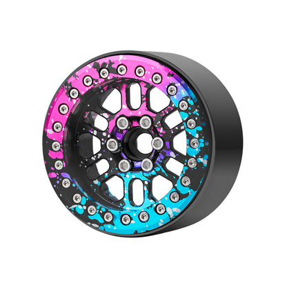 TCRC Splash Anodizing Aluminum 2.2 Inch Beadlock Wheel Hubs