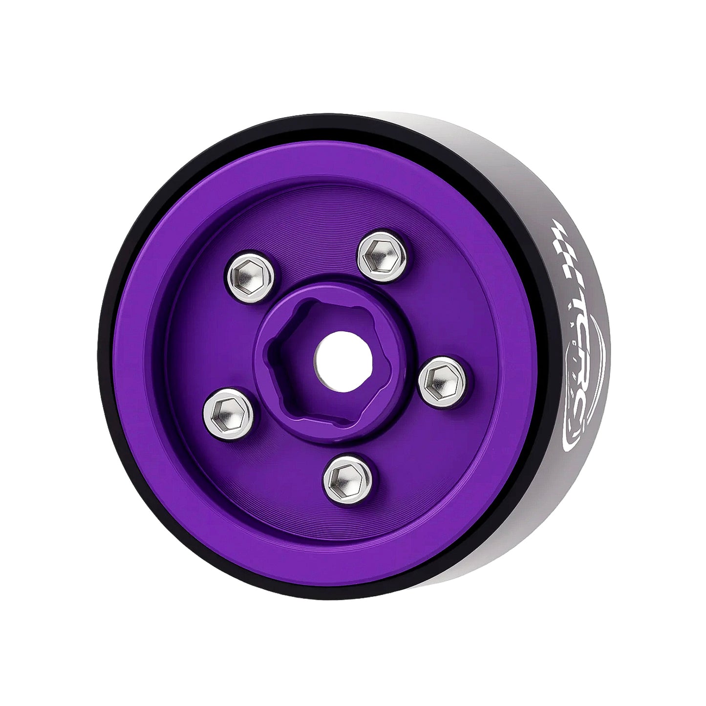 TCRC Deep Dish Aluminum 0.7inch Beadlock Wheels Hubs for 1/30 Axial SCX30 1/32 Redcat Ascent-32